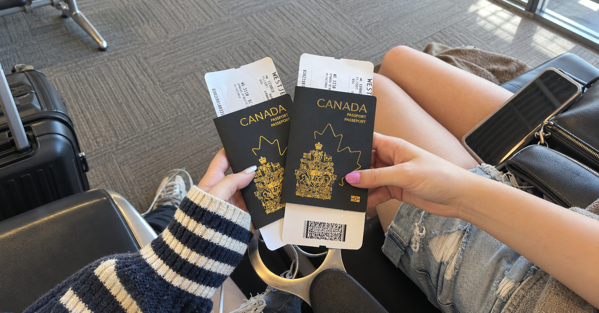 Supplied image: Passports with boarding passes
